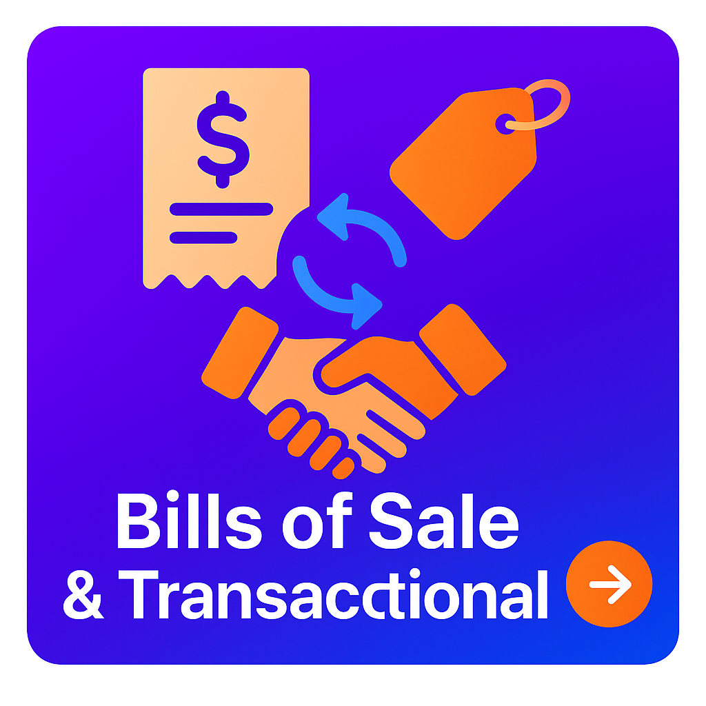 Bills of Sale